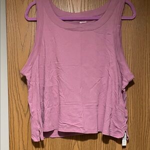 Madewell Mauve cropped Tank Top
